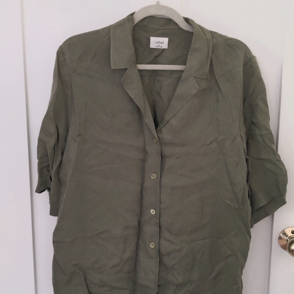 Aritzia Wilfred Aries Button Up and Short Set - Picture 3 of 4